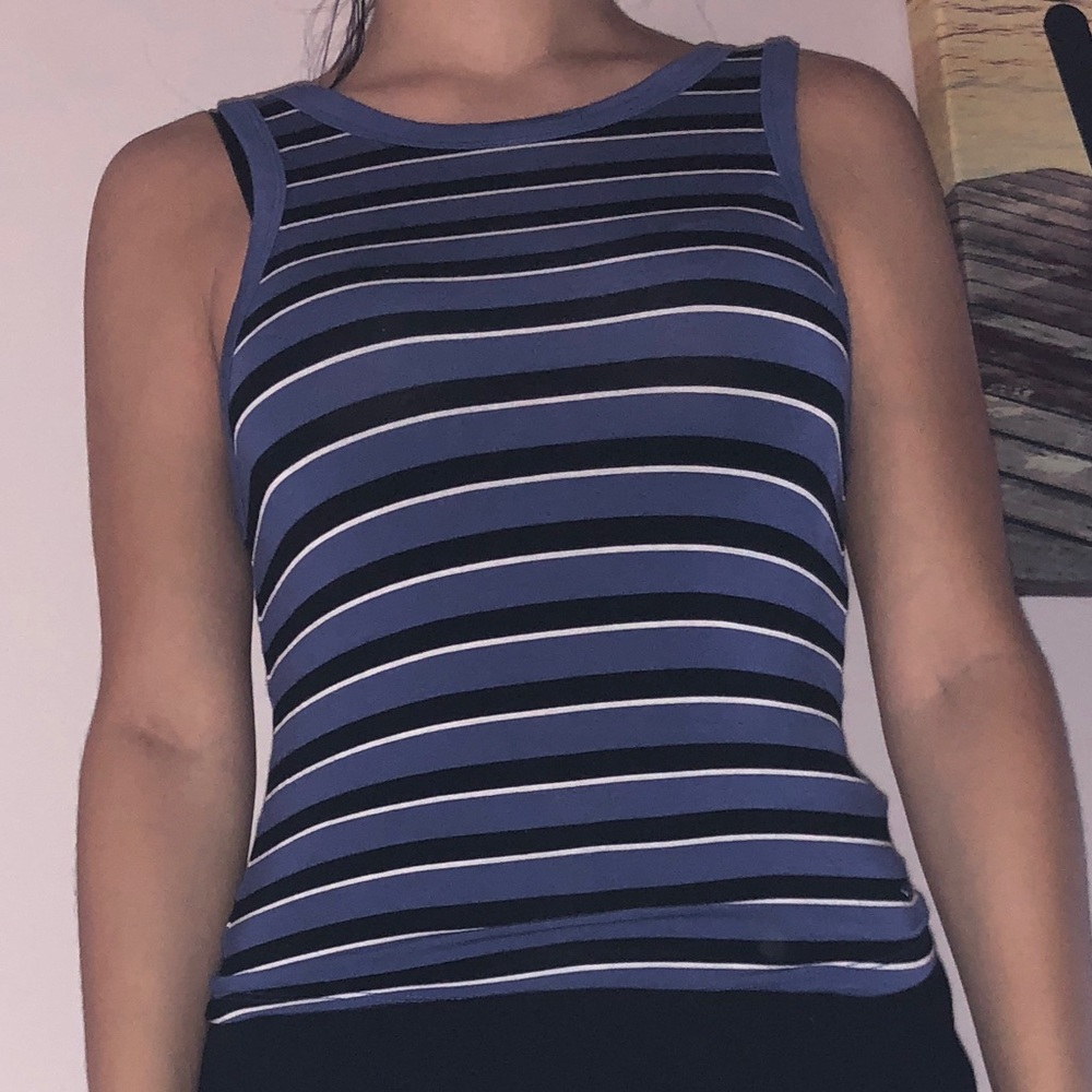 American Eagle Striped Tank Size XS